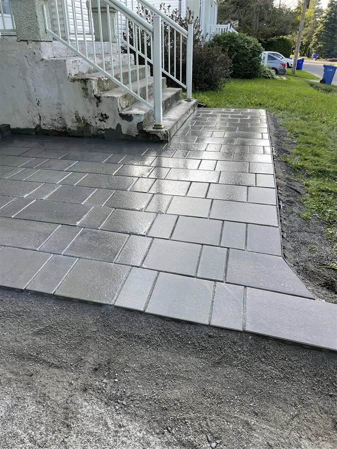 Projet de pavage 05 réalisé par Pavage Mik